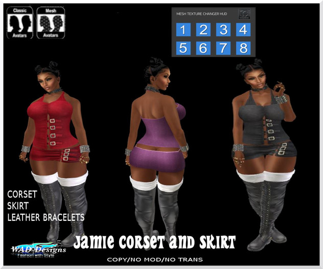 JAMIE CORSET AND SKIRT STANDARD