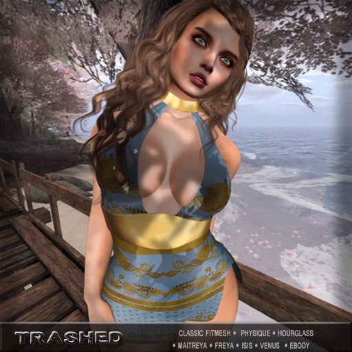 <T>Goddess Dress_ SKY ( wear me)