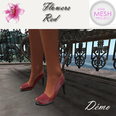 TMP Mid Flowers - red - demo