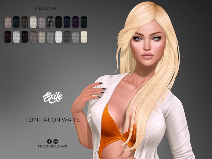Exile - Temptation Waits - Grayscale