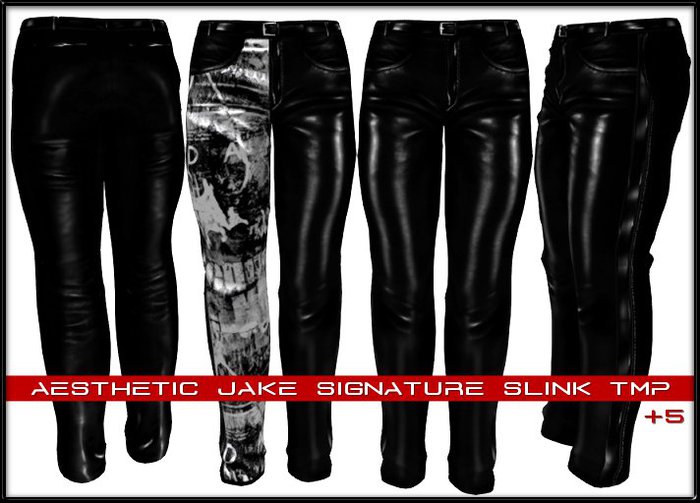 Grunge Leather Pants Slink Signature TMP Aesthetic Jake
