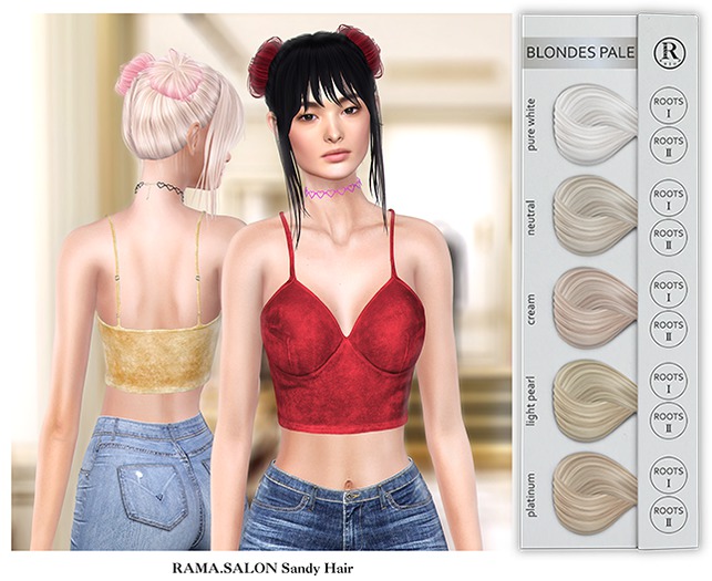 RAMA.SALON - Sandy Hair 'BLONDES PALE'