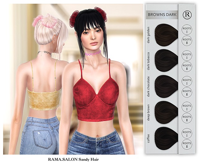RAMA.SALON - Sandy Hair 'BROWNS DARK'