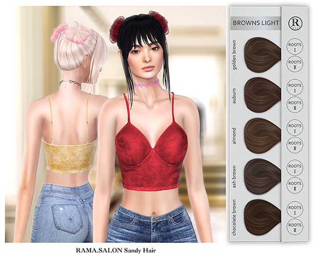RAMA.SALON - Sandy Hair 'BROWNS LIGHT'