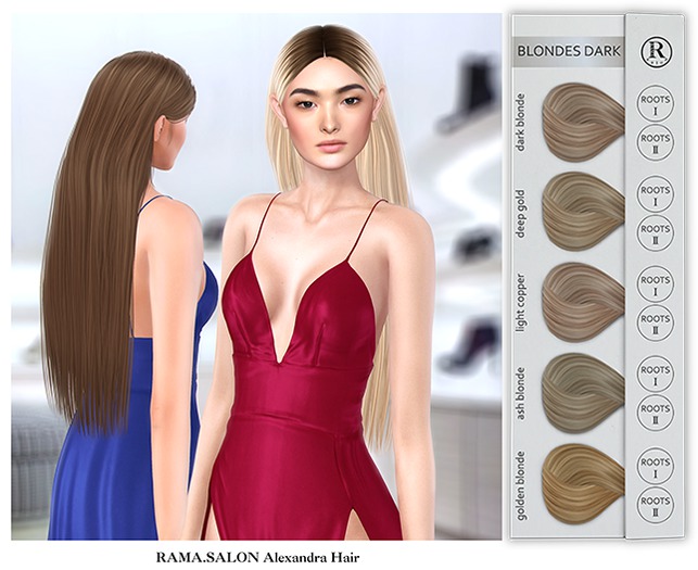 RAMA.SALON - Alexandra Hair 'BLONDES DARK'