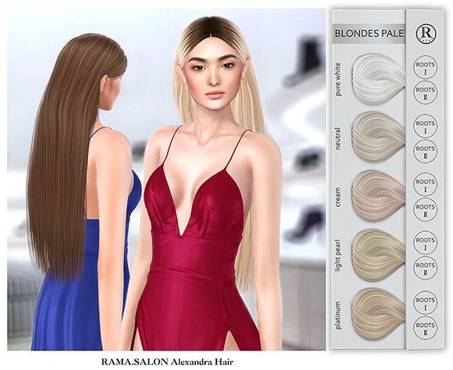 RAMA.SALON - Alexandra Hair 'BLONDES PALE'