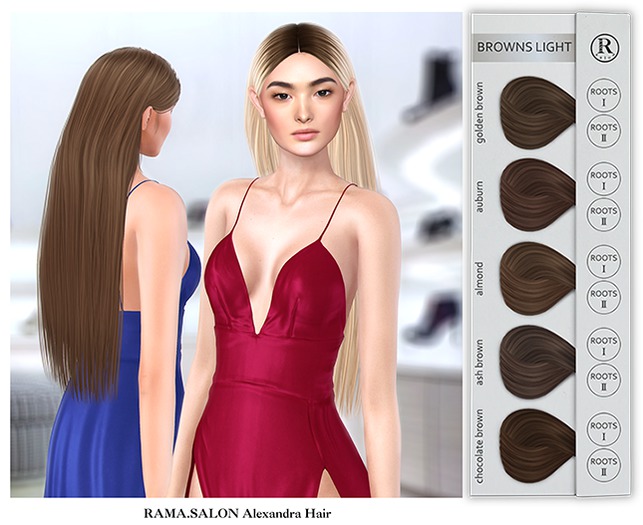 RAMA.SALON - Alexandra Hair 'BROWNS LIGHT'