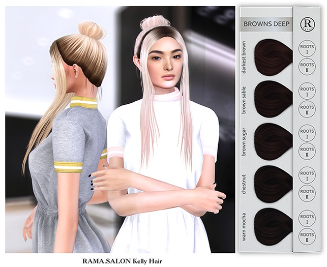 RAMA.SALON - Kelly Hair 'BROWNS DEEP'