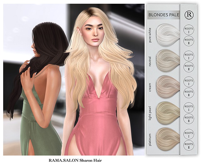 RAMA.SALON - Sharon Hair 'BLONDES PALE'