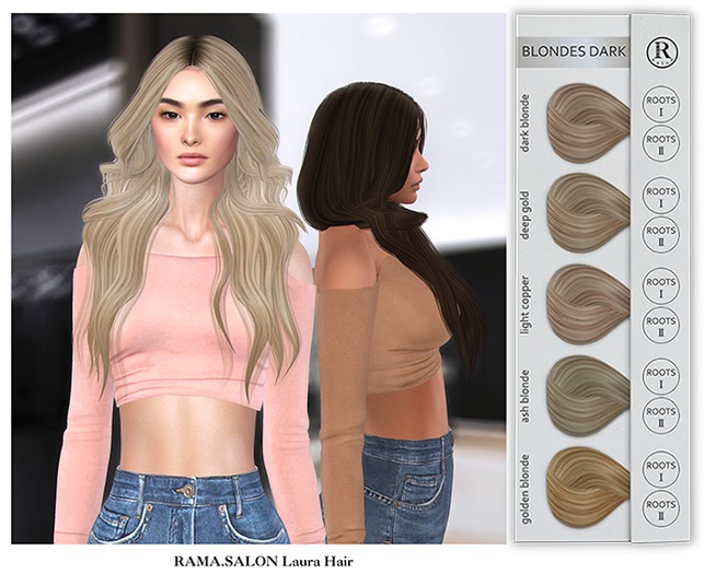 RAMA.SALON - Laura Hair 'BLONDES DARK'