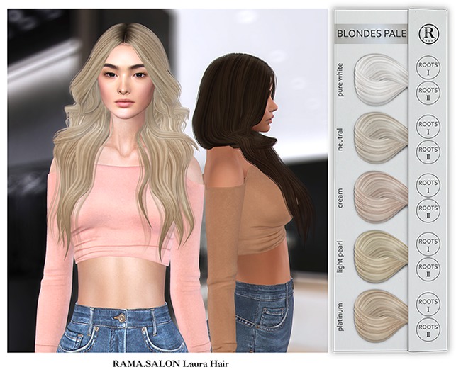 RAMA.SALON - Laura Hair 'BLONDES PALE'