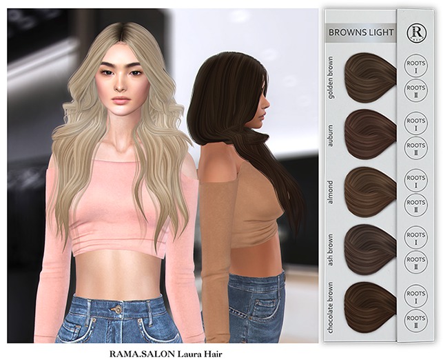 RAMA.SALON - Laura Hair 'BROWNS LIGHT'