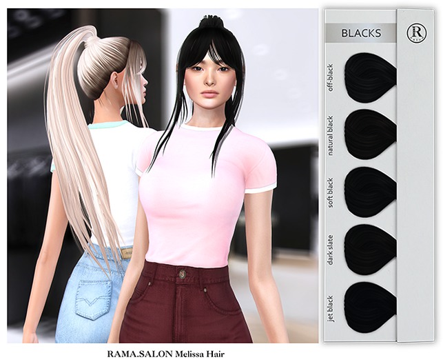 RAMA.SALON - Melissa Hair 'BLACKS'