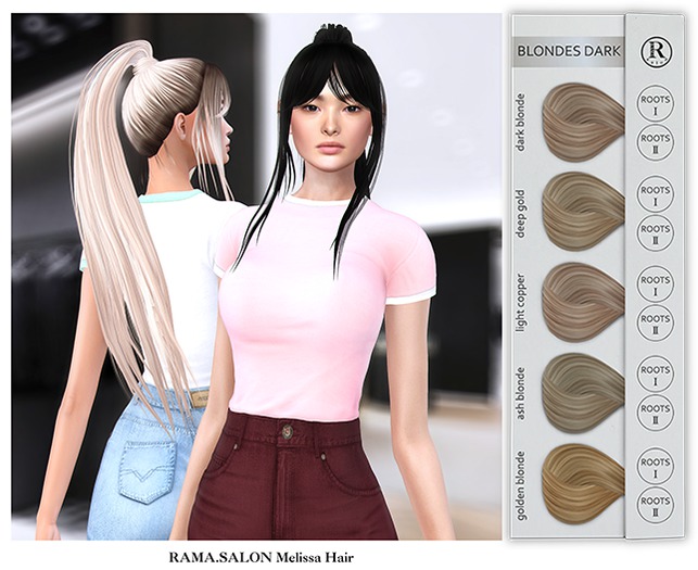 RAMA.SALON - Melissa Hair 'BLONDES DARK'