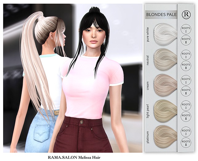 RAMA.SALON - Melissa Hair 'BLONDES PALE'