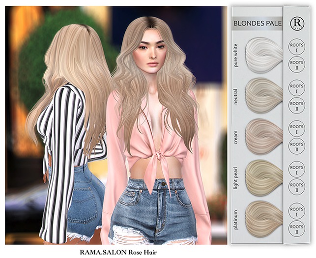 RAMA.SALON - Rose Hair 'BLONDES PALE'