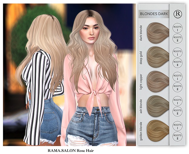 RAMA.SALON - Rose Hair 'BLONDES DARK'