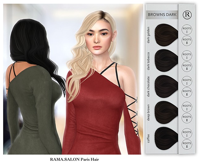 RAMA.SALON - Paris Hair 'BROWNS DARK'