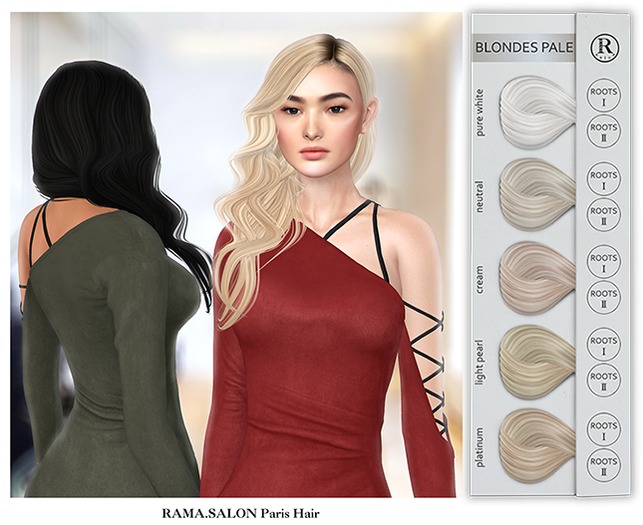 RAMA.SALON - Paris Hair 'BLONDES PALE'