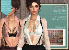 Addams "Kristie" Mesh Bra for Maitreya, Slink, Belleza #FATPACK