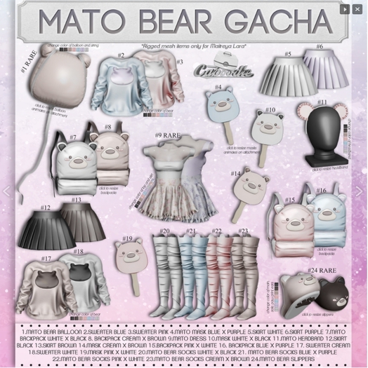 Caboodle - Mato Bear Mask - Blue