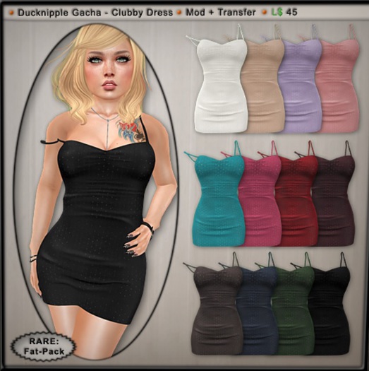 Ducknipple Gacha - Clubby FatPak RARE