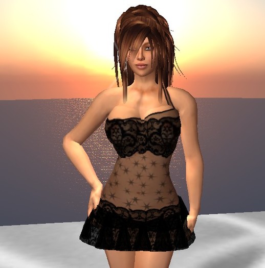 Relance F58 - Vestido Renda black