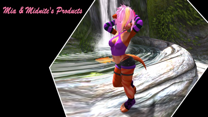 .:M&M:. Fitted Kemono summer Choker top texture