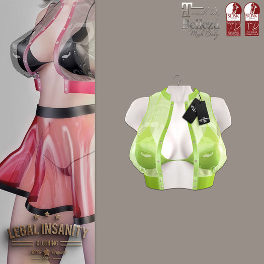 Legal Insanity - Aada lime jacket