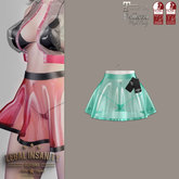 Legal Insanity - Aada teal skirt