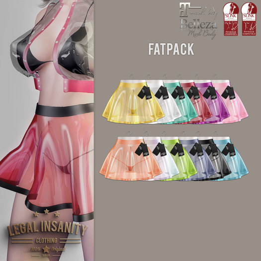 Legal Insanity - Aada skirts FATPACK