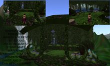 ALMOST FREE! WHIMSY FOREST RENDEVOUS-100 PRIMS-25X30