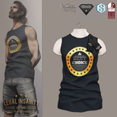 Legal Insanity - Johnny best choice blue tshirt