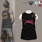 Legal Insanity - Johnny wild black tshirt