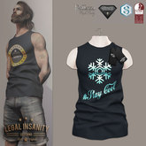 Legal Insanity - Johnny stay cool blue tshirt