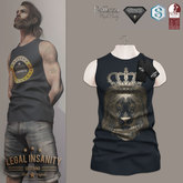Legal Insanity - Johnny king blue tshirt