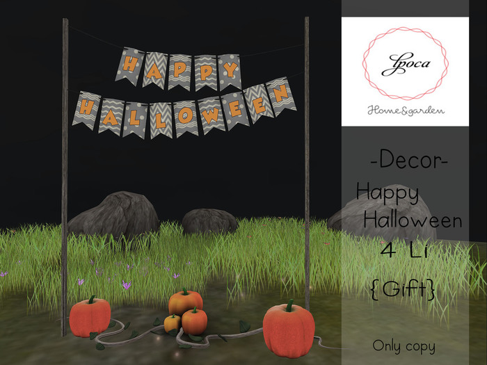 LpOca Happy Halloween Decor