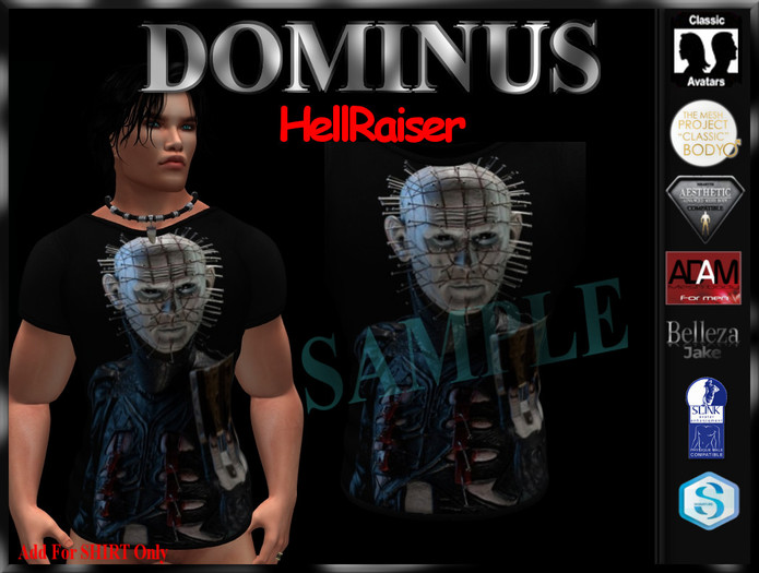 ~DOMINUS~Hell Raiser TSHIRT (BOXED)