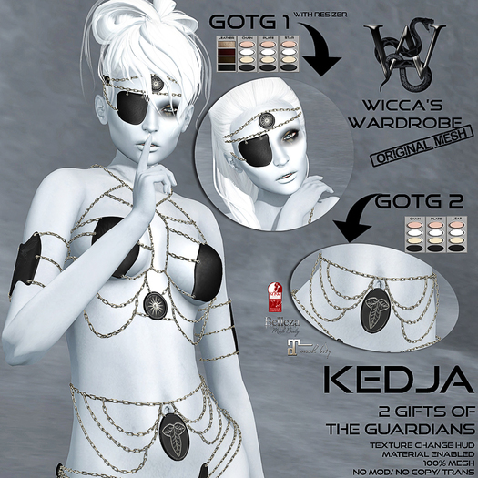 Wicca's Wardrobe - Kedja complete set with RARES & both  Bonus