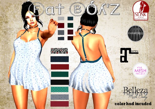 Strappy  DRESS & color change hud