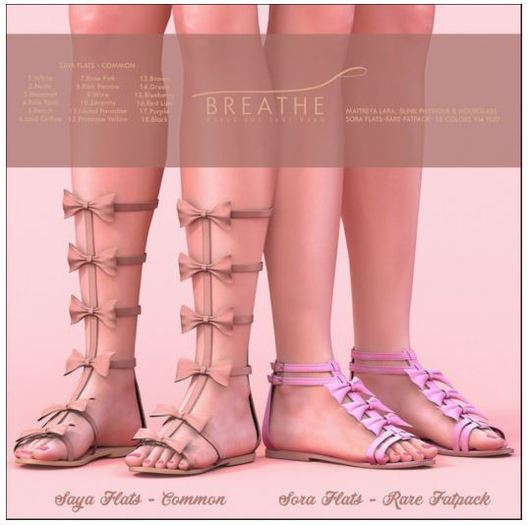 [BREATHE]-Saya Flats-Green