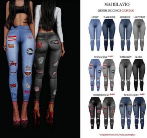 .:MAI BILAVIO:. JEGGING DARK GREY   (LARA)
