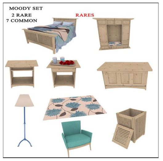 Candy Crunchers - Moody - Bed - RARE