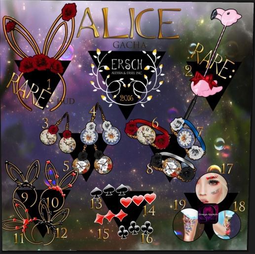 ERSCH - Alice Gacha 07  Bracelet Blue