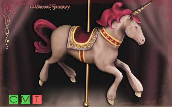 [MF] Mesh sublime Carousel unicorn with sit poses (boxed)