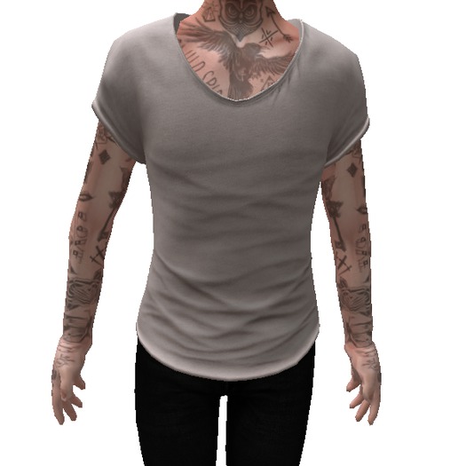 [hg] scoop neck - cream