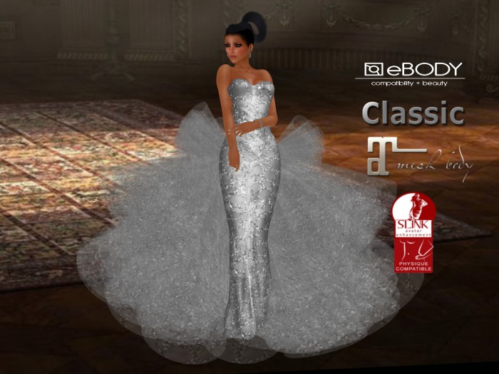 jinnilli'M Couture Silver Mercedes Gown-Add!-Add!
