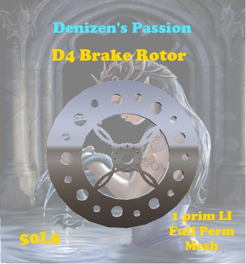 D4 BRAKE ROTOR mesh