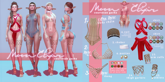 Moon Elixir - Courtesan - 22 - Maitreya - Charcoal Skirt