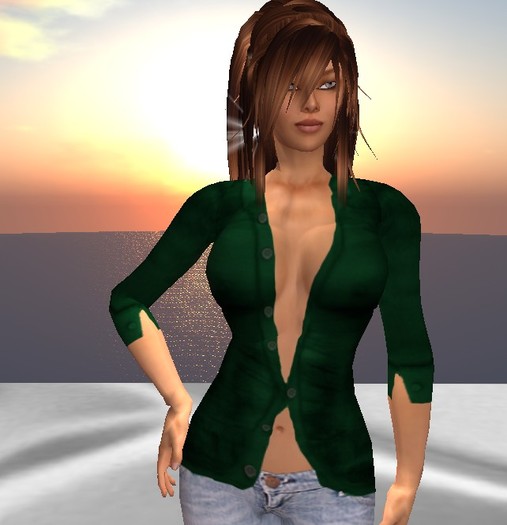 SEXY CAMISA VERDE w